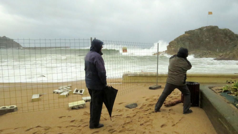 Temporal de vent i aigua a les comarques gironines