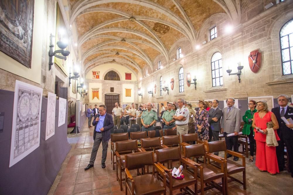 Exposición cartográfica en Capitanía General de València