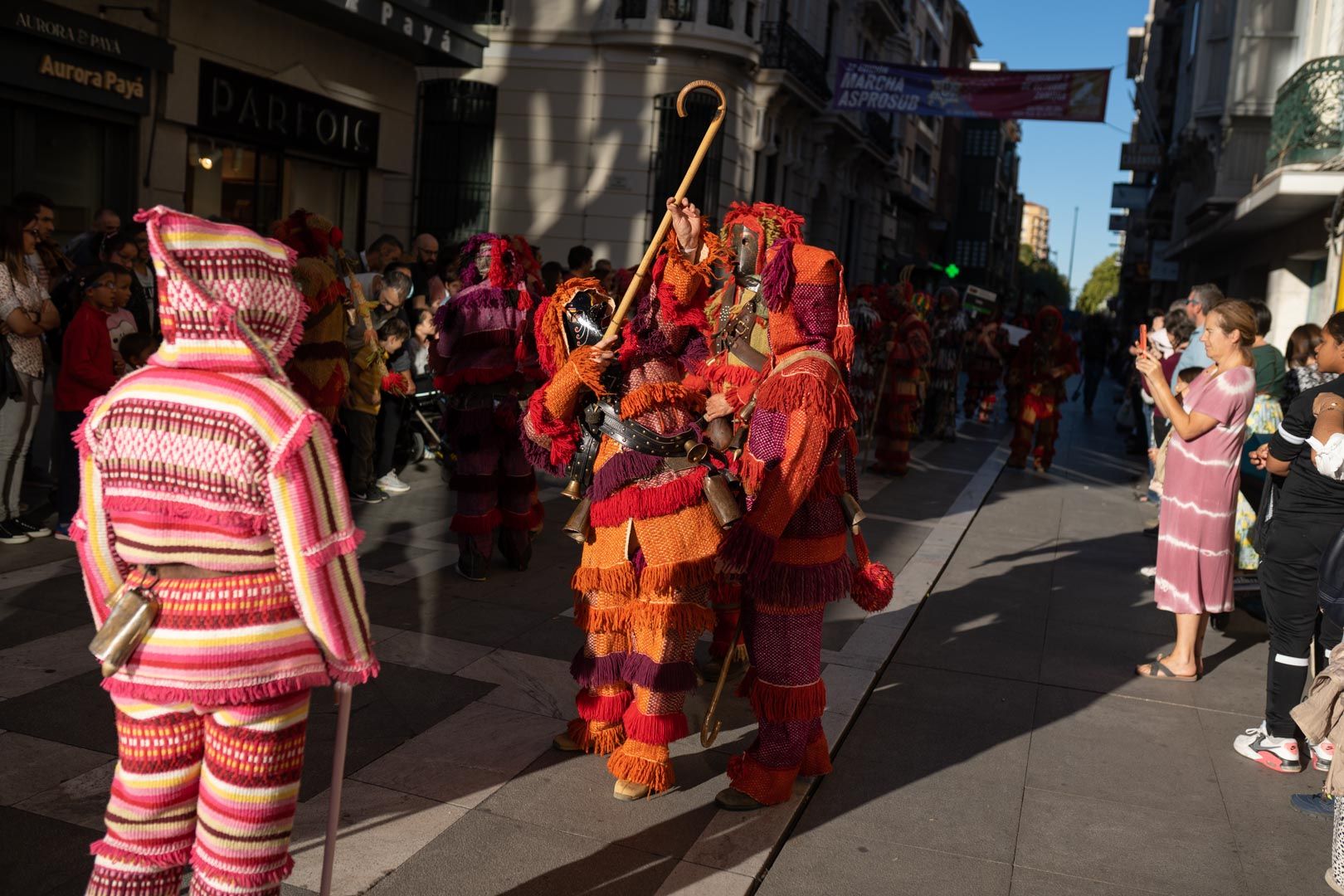 GALERÍA | Las mascaradas llenan de color y alegría el centro de Zamora