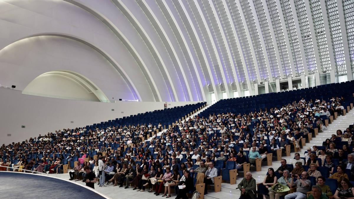 El auditorio del Calatrava lleno.
