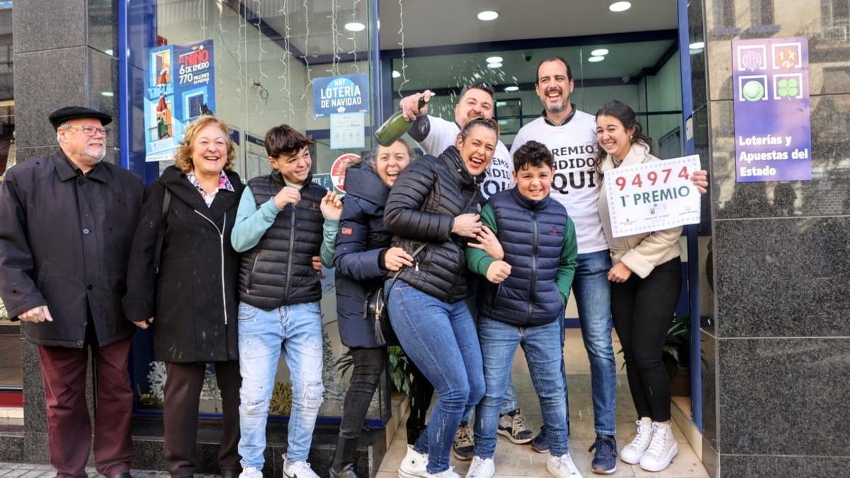 El primer premio de la Lotería del Niño deja 2 millones de euros en Alcoy