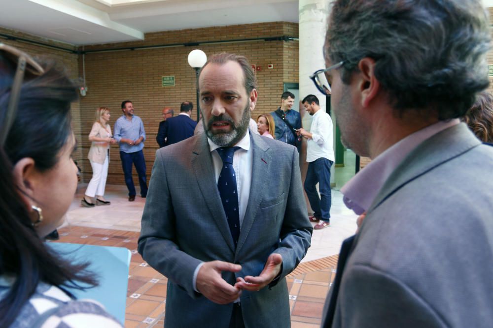 Eduardo Zorrilla, Daniel Pérez, Juan Cassá y Francisco de la Torre se han medido en la televisión andaluza en el segundo encuentro electoral televisado de lo que va de campaña.