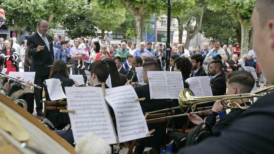 La Banda Municipal da Estrada ofrecerá un concierto especial por su 150 aniversario. // Bernabé/Cris M.V.