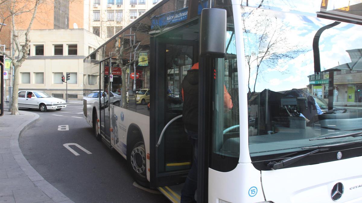 Un autobús urbano de Zamora
