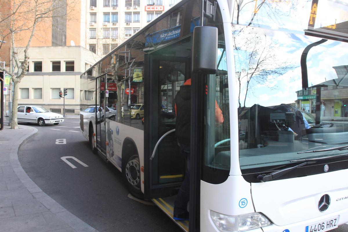 Un autobús urbano de Zamora