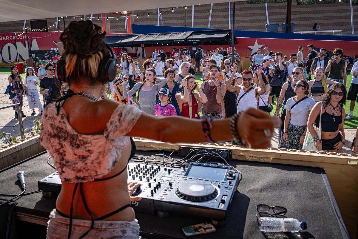 Ambiente durante la primera jornada del Primavera Sound 2024.