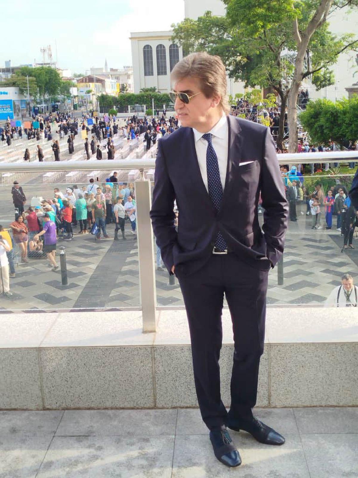 Dante Gebel, pastor evangélico.