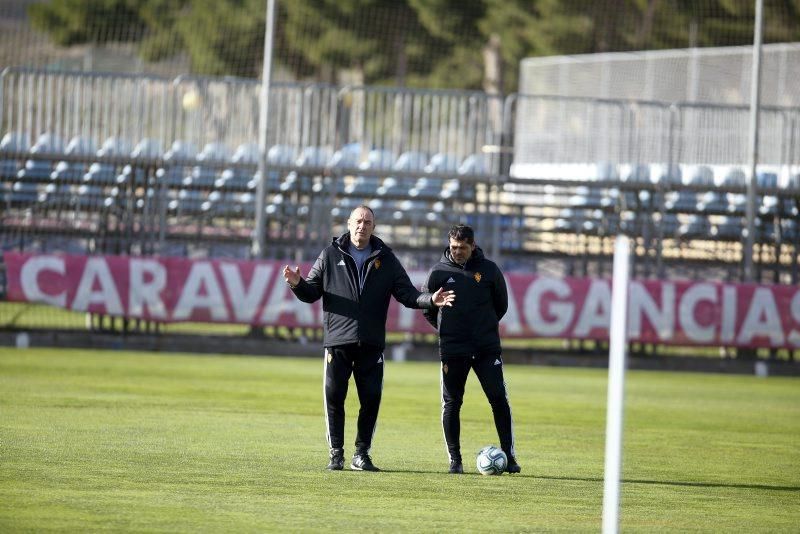 Entrenamiento del Real Zaragoza el 30 de enero