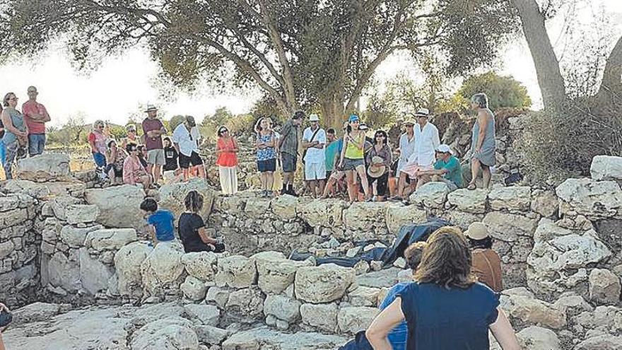 Visita a las Talaies de can Jordi, el último acto de las fiestas de Sant Jaume de Santanyí