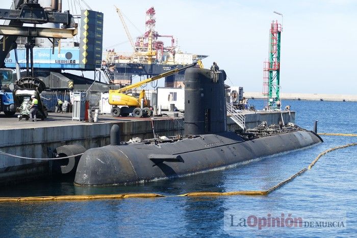 Desguace del submarino Siroco