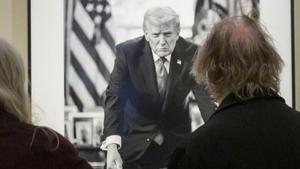 Donald Trump, a la National Portrait Gallery de retrats presidencials de l’Smithsonian, a Washington.