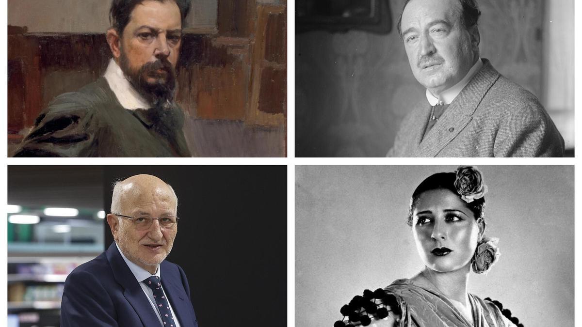 Joaquín Sorolla, Blasco Ibáñez, Juan Roig y Concha Piquer