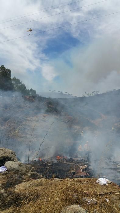 Se declara un incendio en Los Asperones