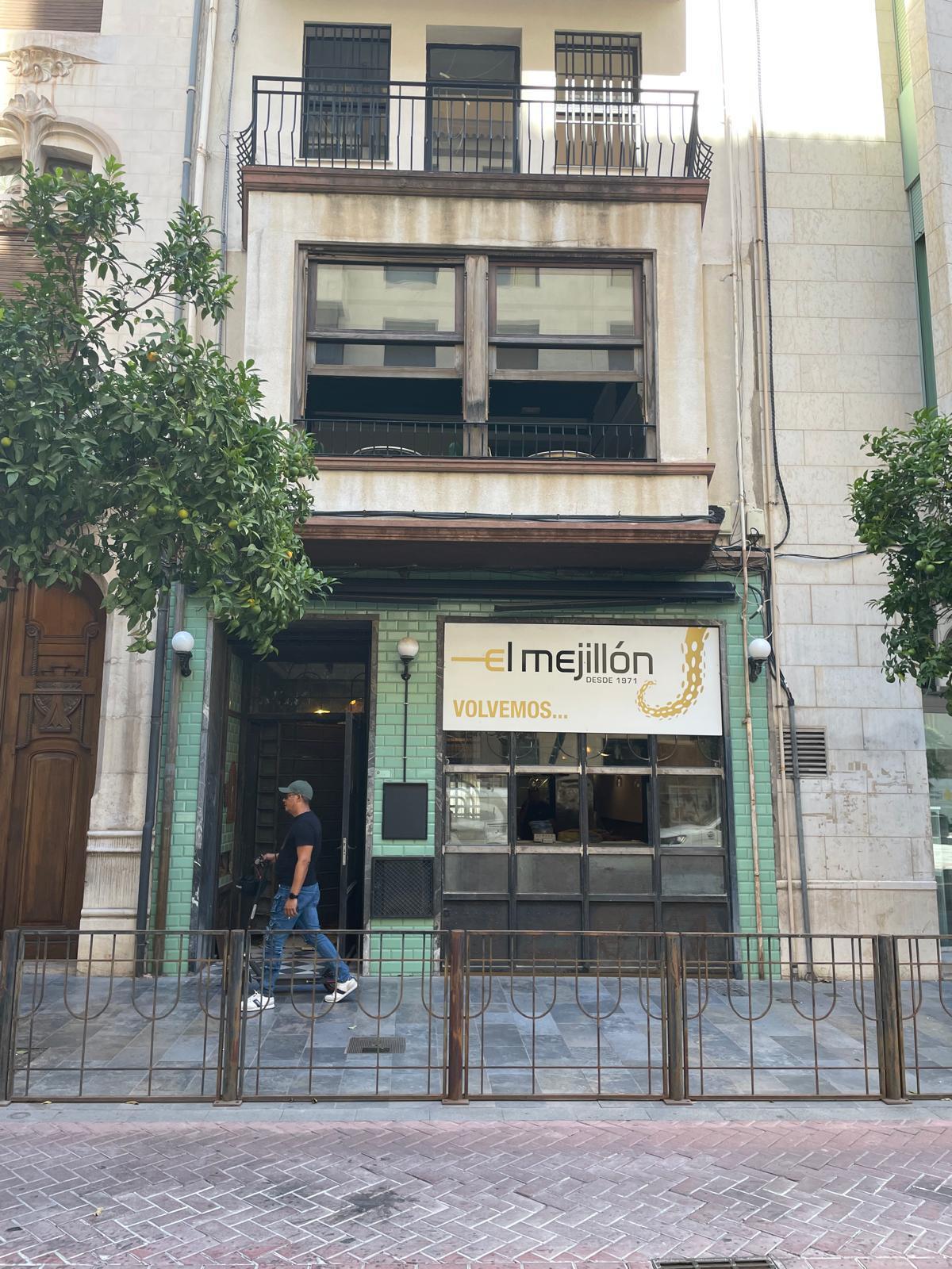 Nueva ubicación de la tasca El Mejillón.