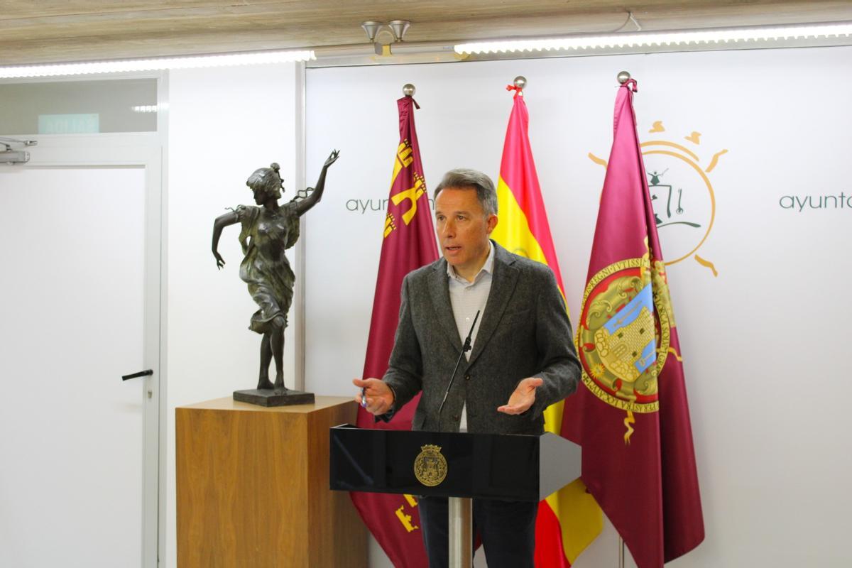 Gil Jódar durante su comparecencia previa el Pleno.