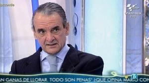 Mario Conde, entrevistat a ’El gran debate’ (Tele 5).