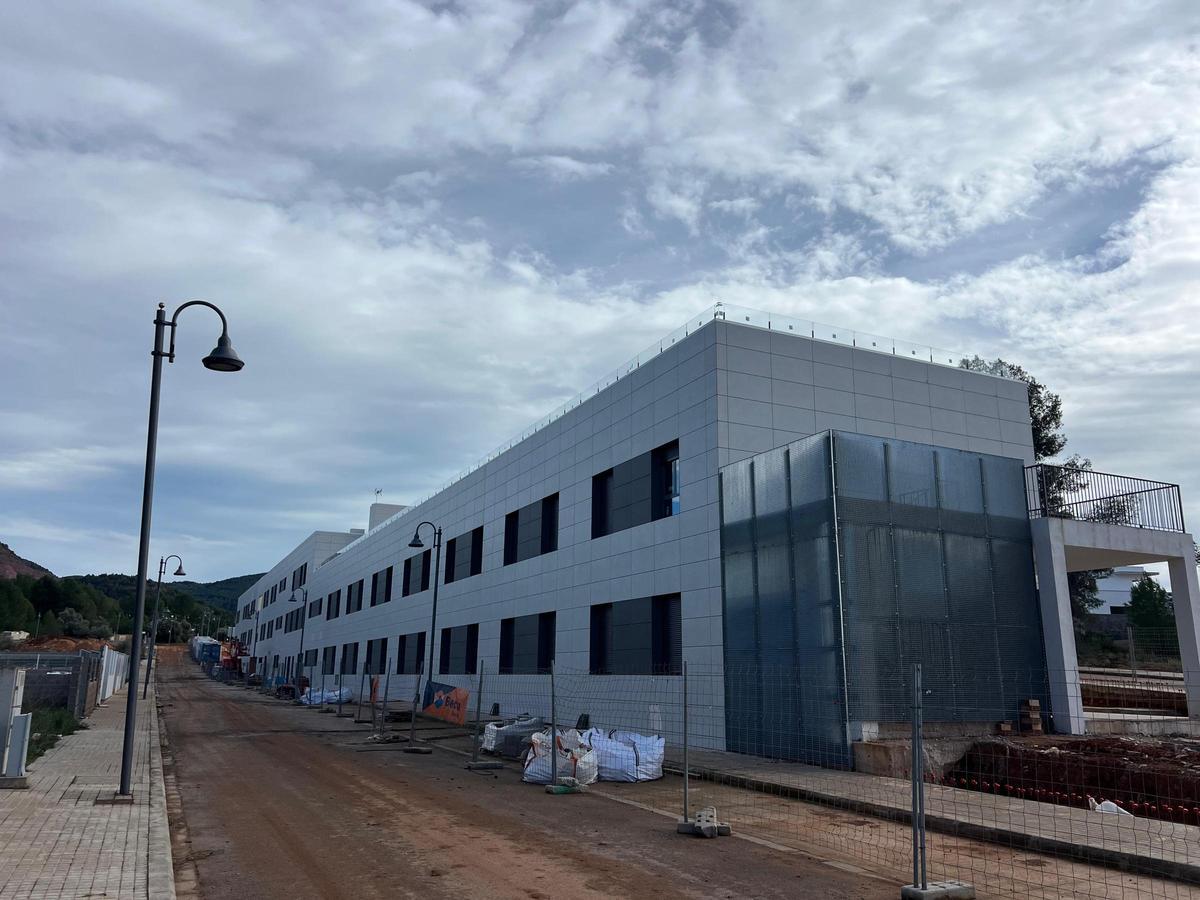 Fachada de la residencia de Sant Joan de Moró.