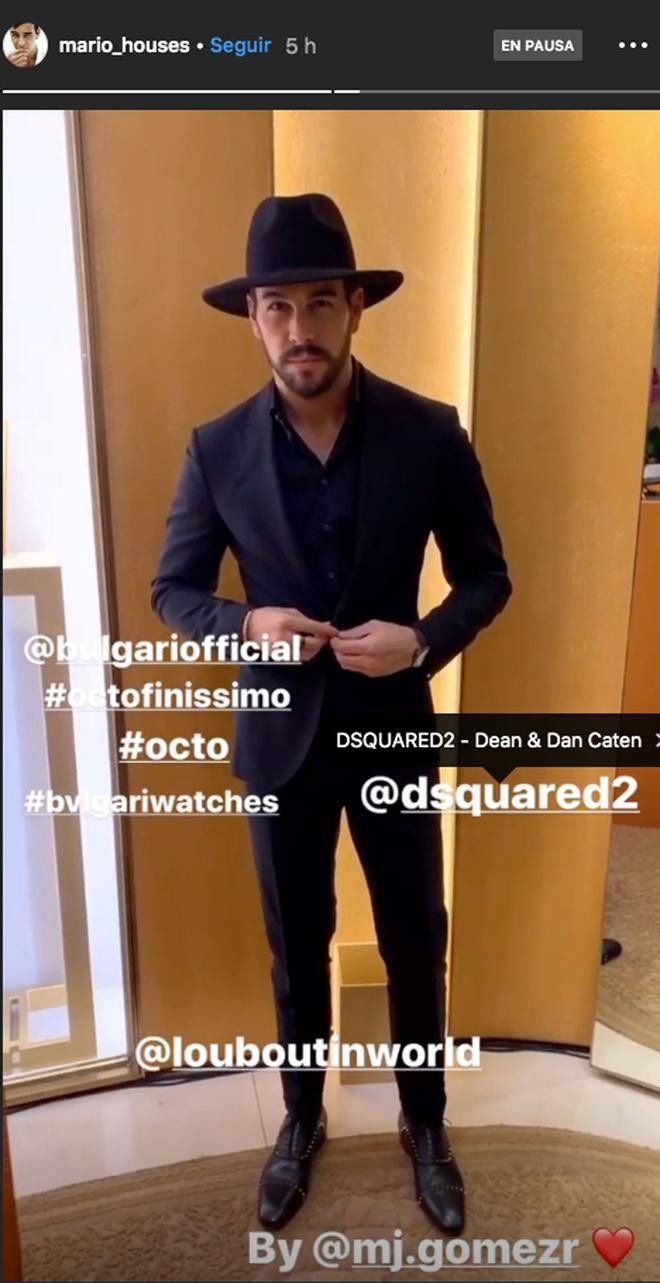 Look de Mario Casas para un evento de Bvlgari