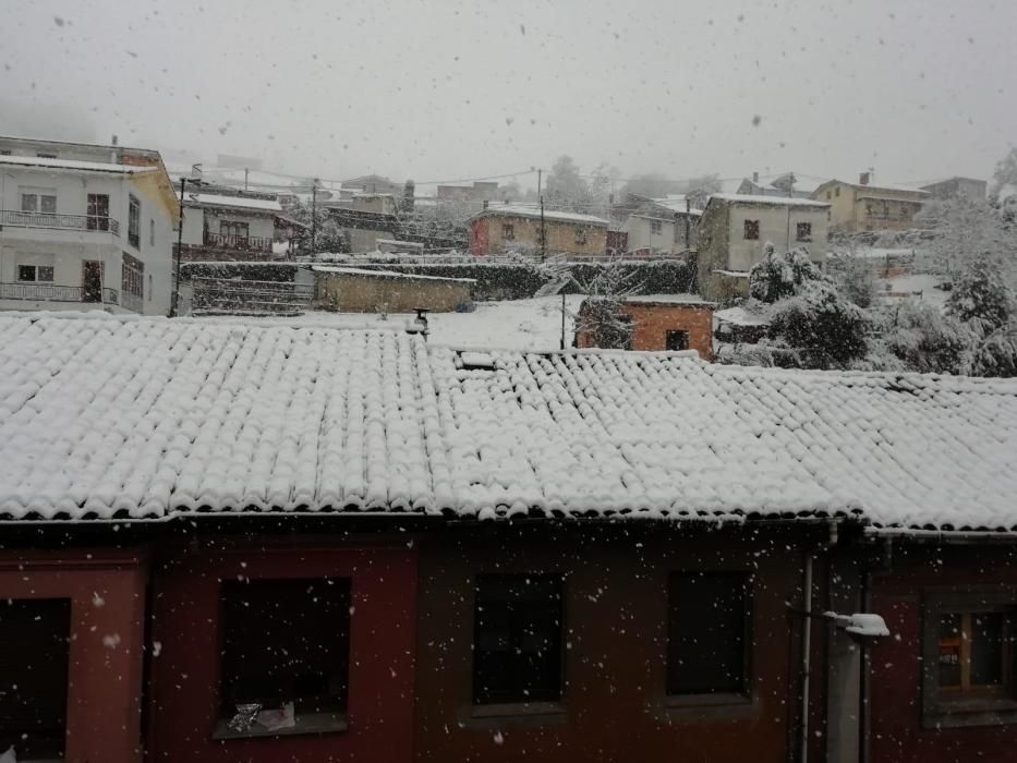 Nieve en Laviana