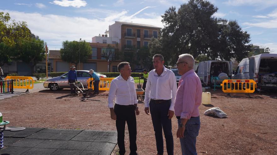 Burriana refuerza la seguridad en el parque infantil de la plaza de la Fira