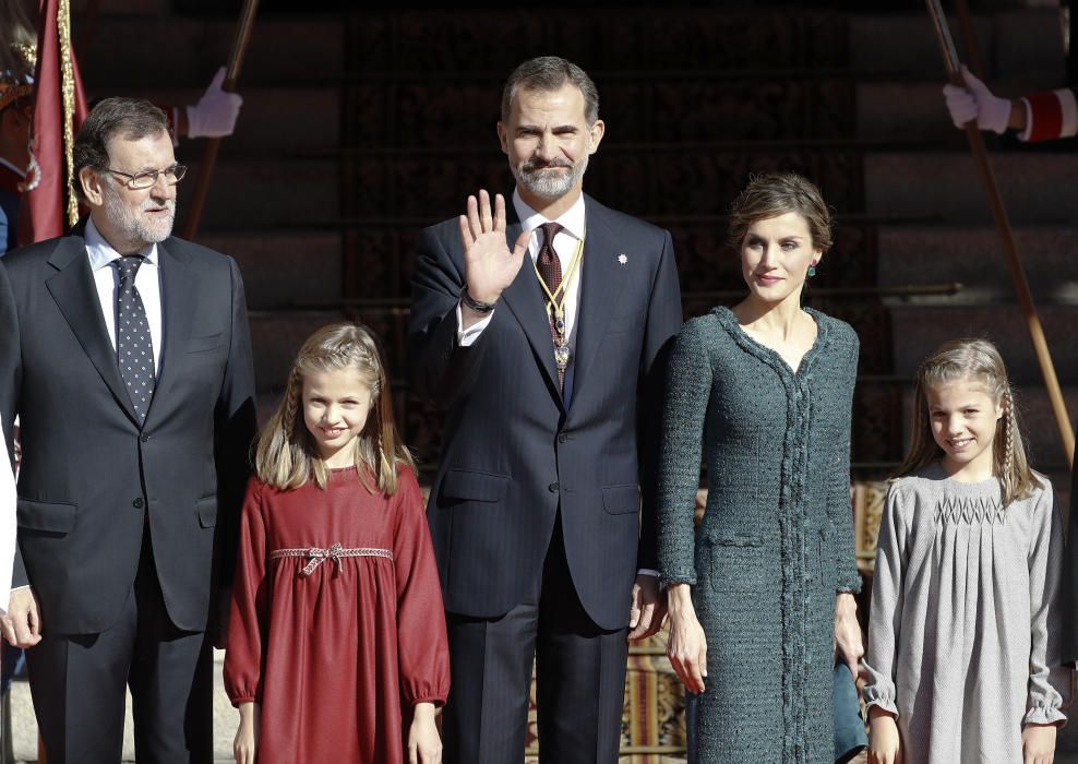 Leonor y Sofía, protagonistas en el Congreso