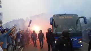 Detenidos otros tres ultras del Real Oviedo por los incidentes de la final del play-off: así ha sido la operación