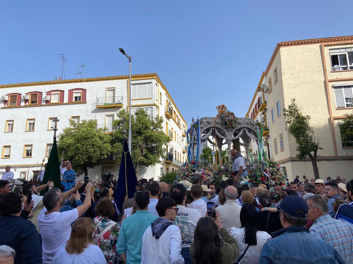 Salida de la Hermandad del Rocío de Huelva.
