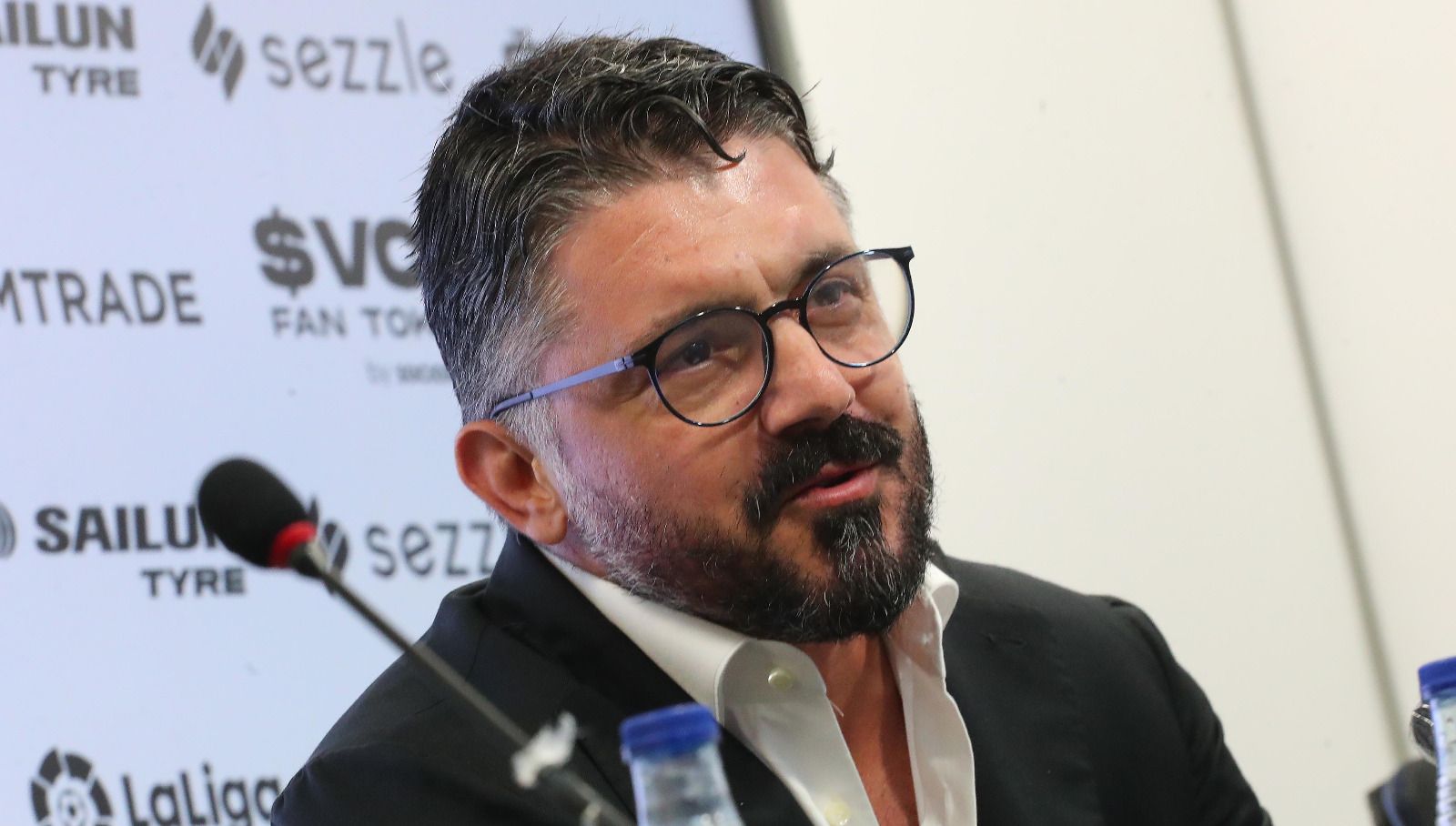 La presentación de Gattuso, en imágenes