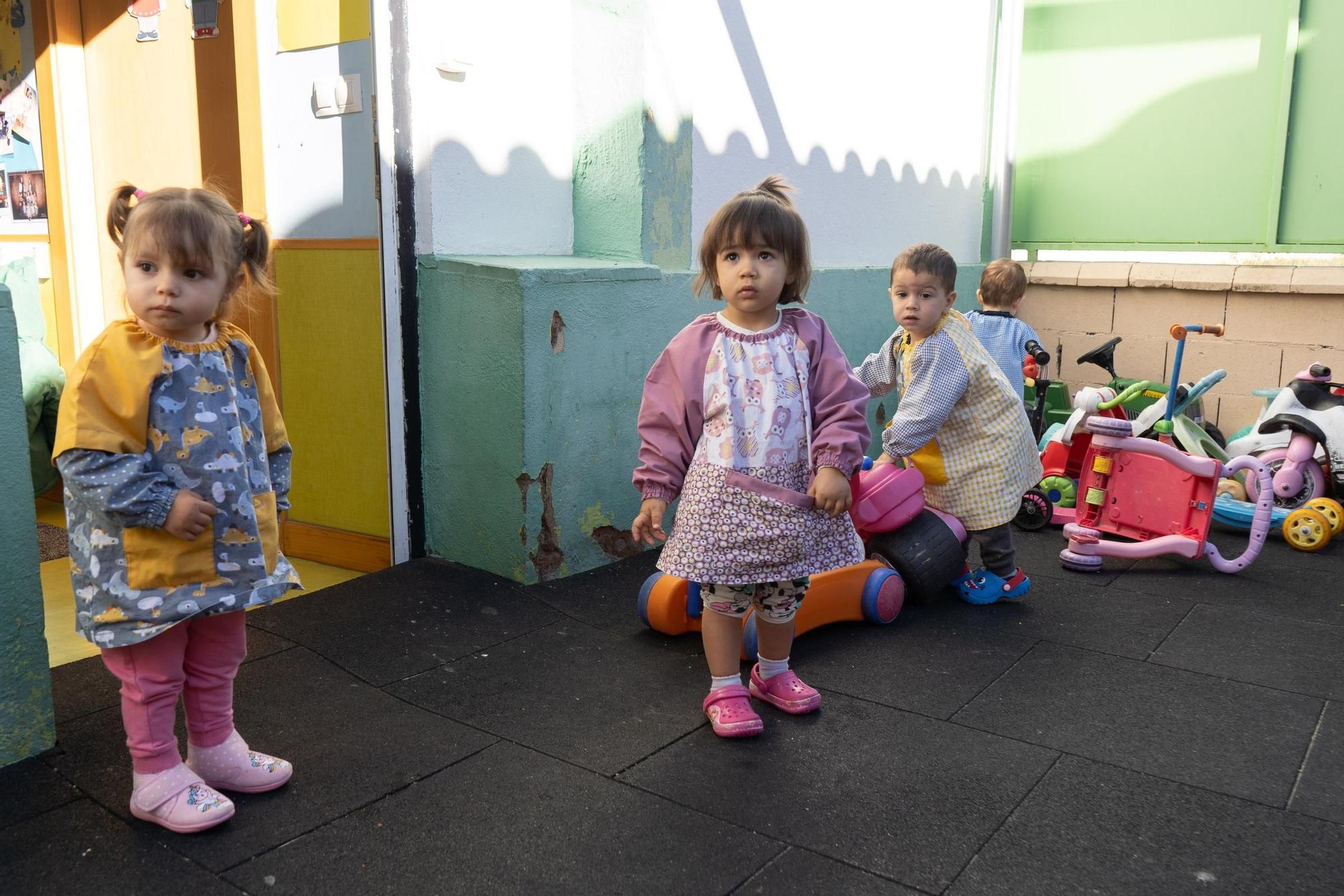 GALERÍA| Los niños de la escuela infantil de Villaralbo