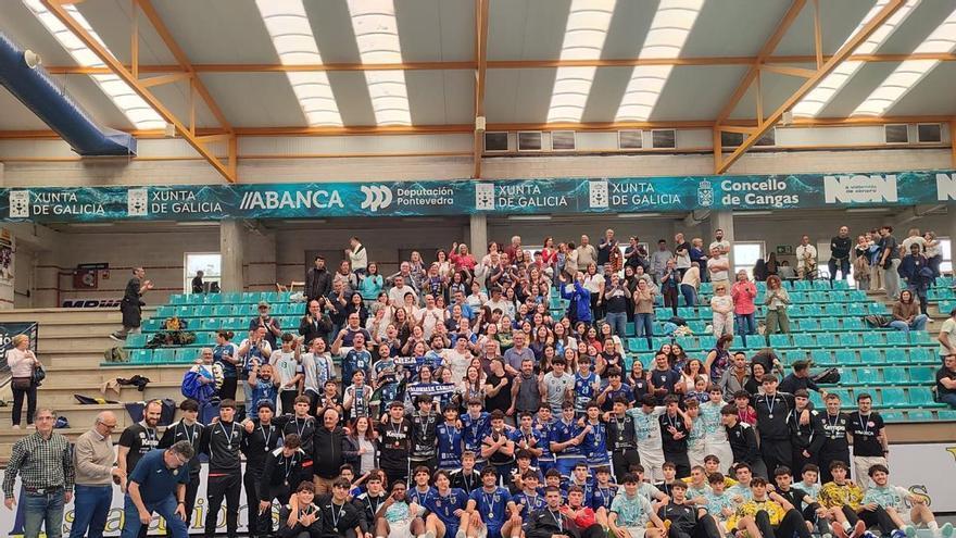 Doble éxito para el balonmano cangués: Juveniles e infantiles del Luceros entran en el top 8 de España