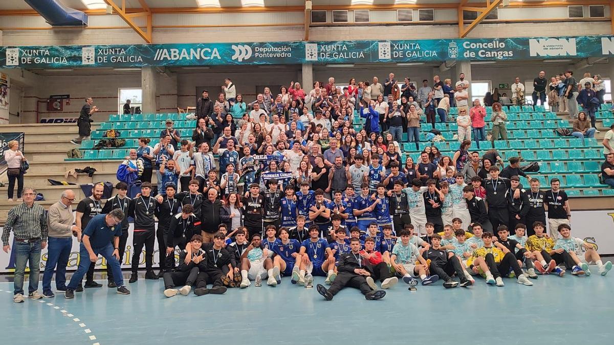 Doble éxito para el balonmano cangués: Juveniles e infantiles del Luceros entran en el top 8 de España