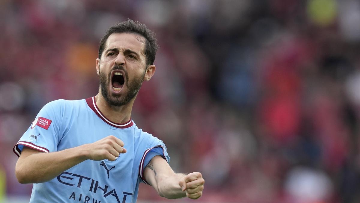 Bernardo Silva con el Manchester City esta temporada.