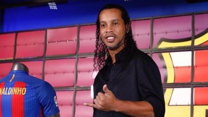 Ronaldinho, un dels ambaixadors del Barça al món.