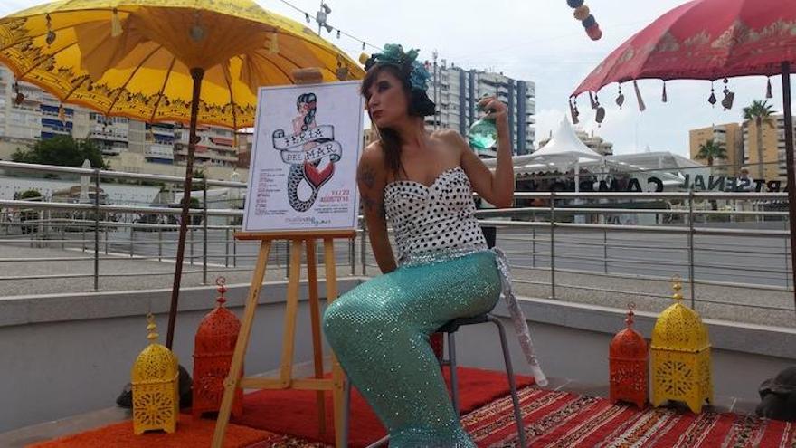 Alexandra García como la imagen de la feria.