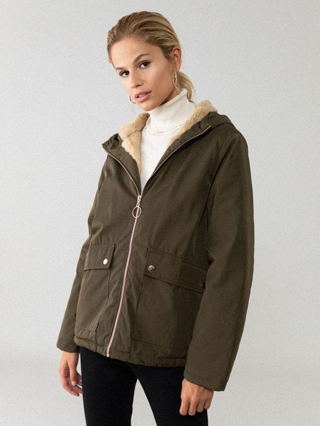 Parka con pelo