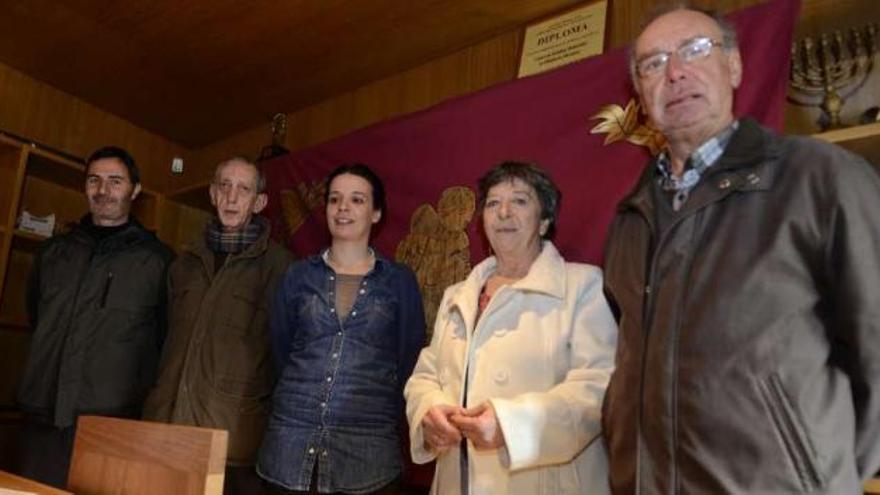 Restaurante y organizadores presentaron ayer en Ribadavia el programa de la cena sefardí.  // Brais Lorenzo