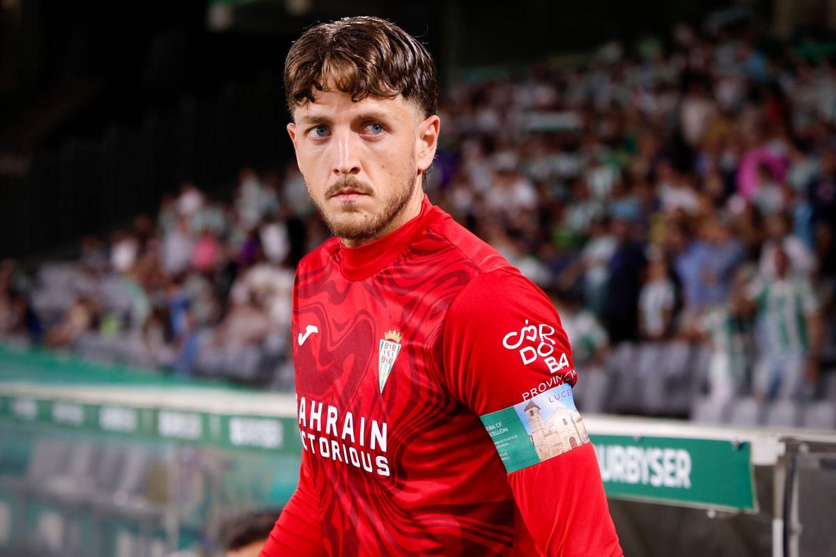 Córdoba CF contra CD Castellón Liga Hypermotion en El Arcangel Carlos Marin brazalete Lucena