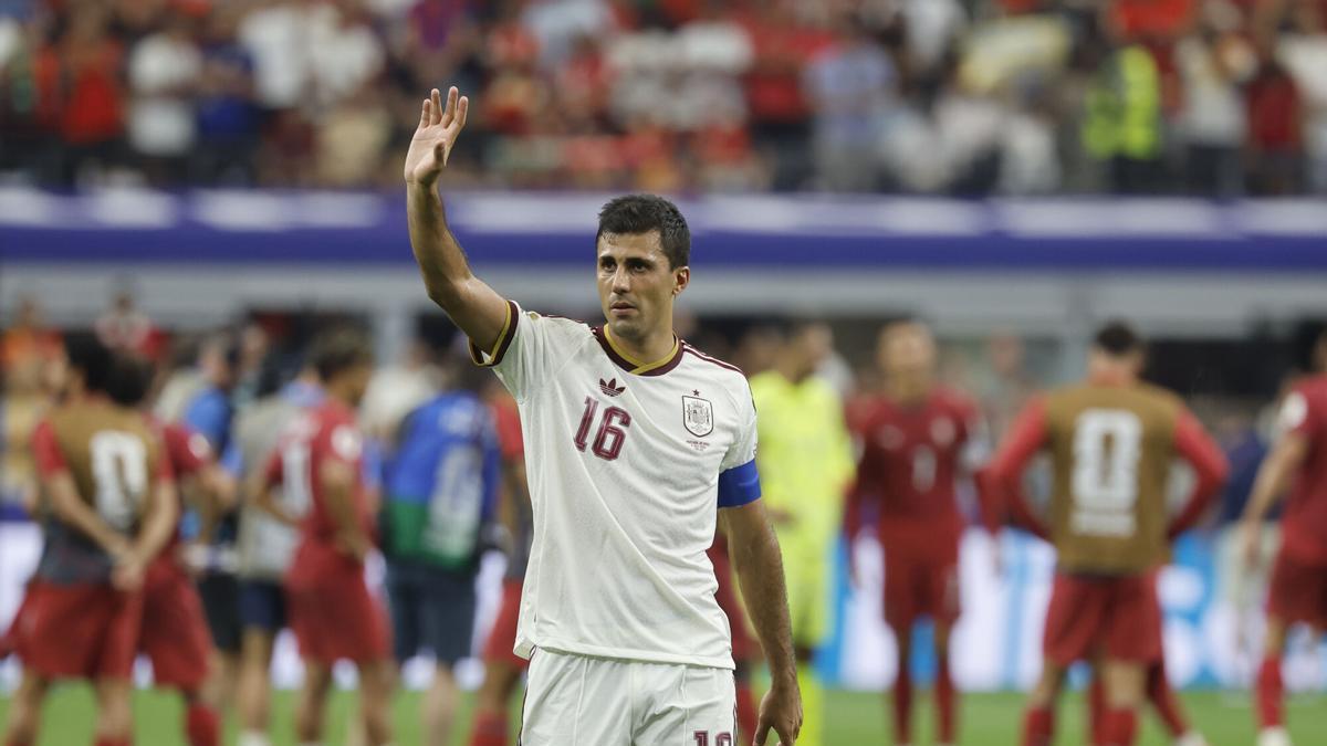 Rodri Hernández, líder de España en el Mundial