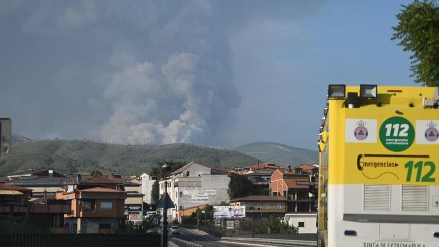 Vídeo | Así se ve el incendio de Las Hurdes