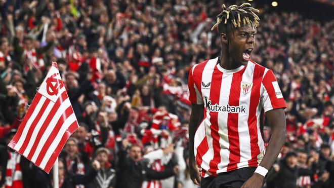 ¡Nico Williams se gusta en Europa! Ojo a los dos golazos que consagraron la remontada del Athletic