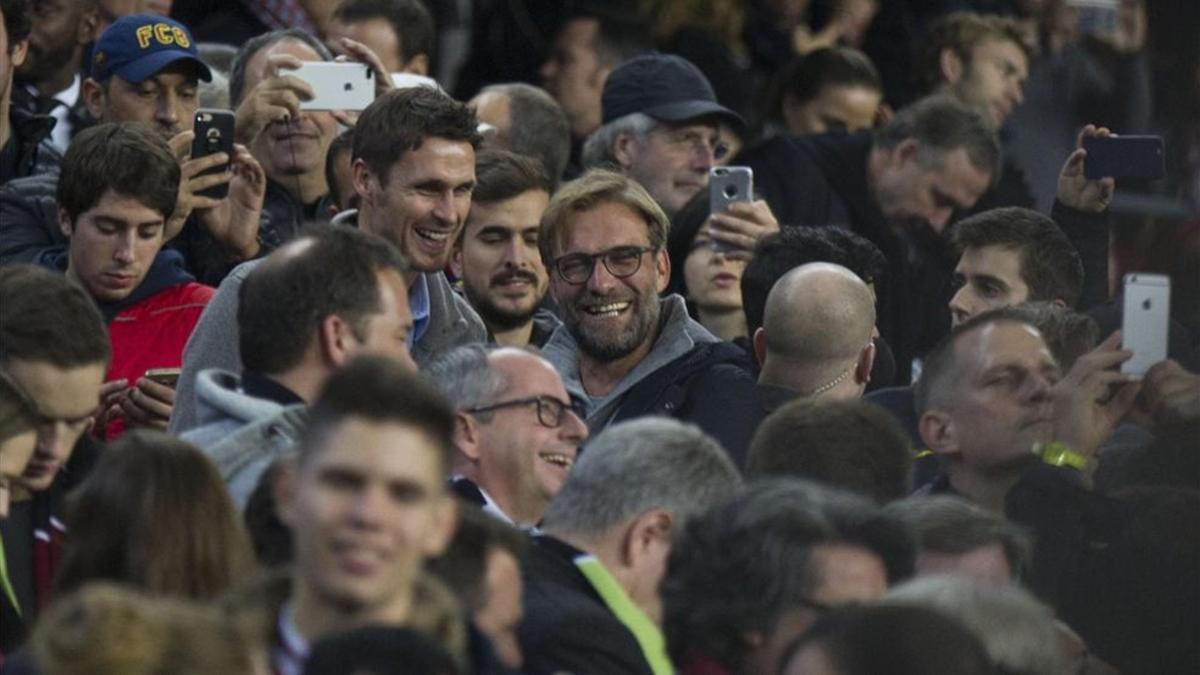 Klopp, protagonista en el Camp Nou