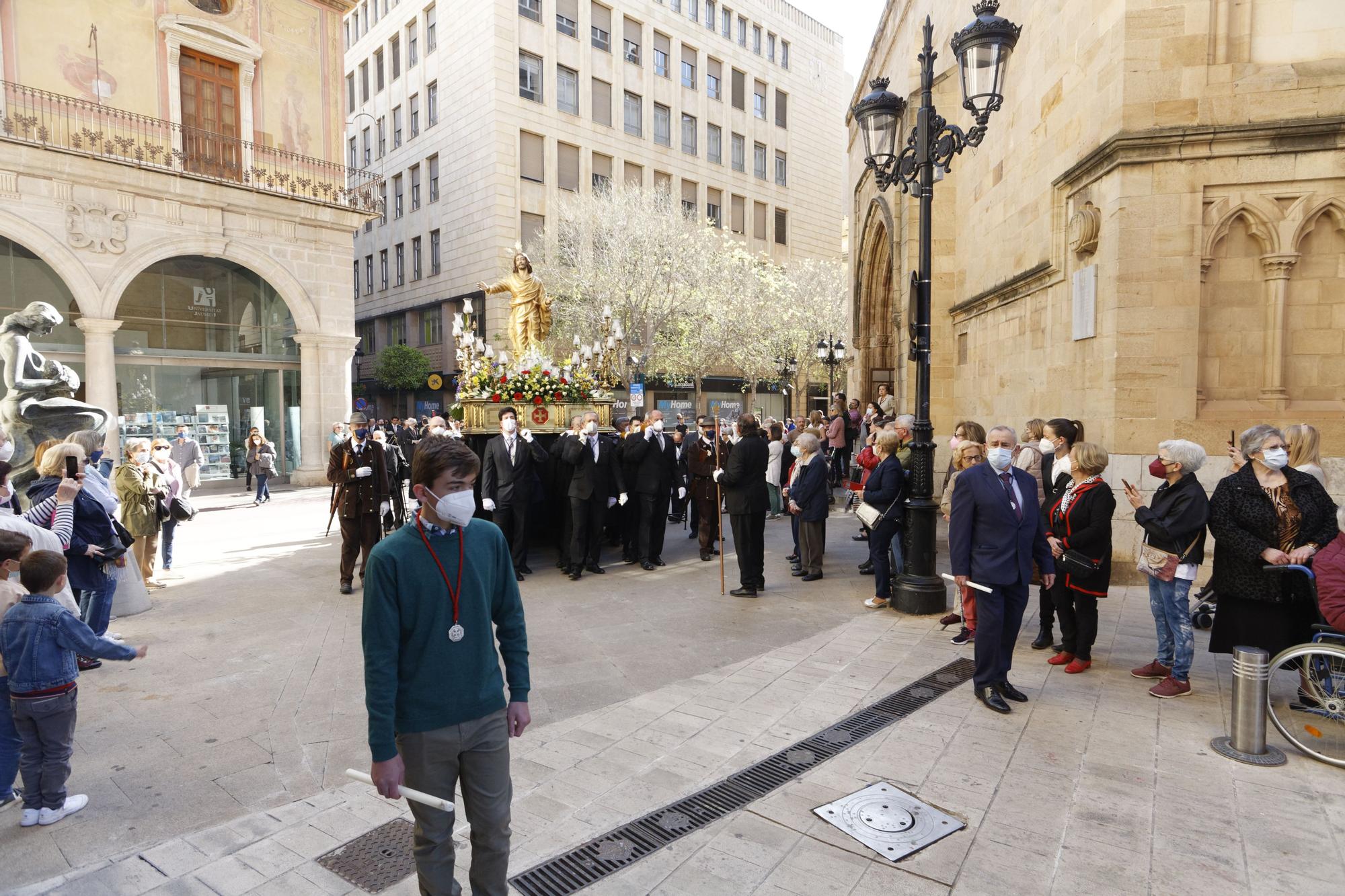 Procesión del Encuentro de Pascua en Castelló.