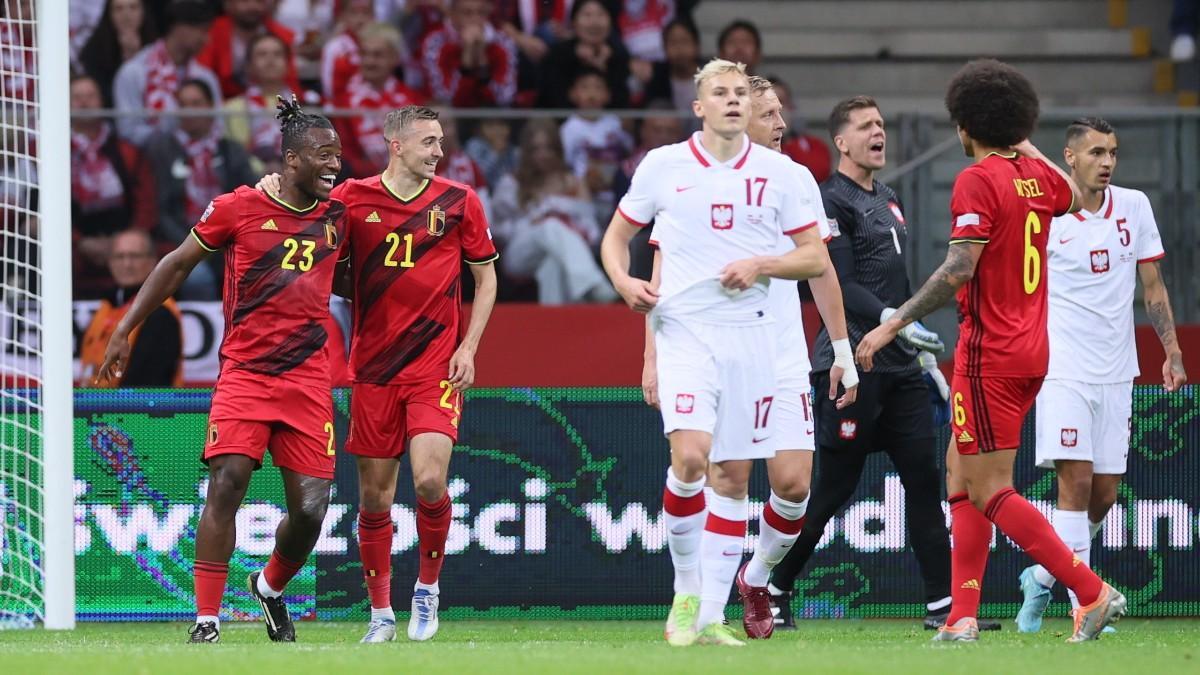 Batshuayi celebra su gol ante Polonia