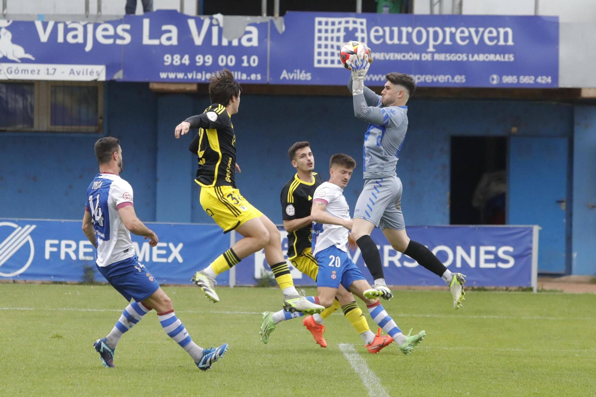 EN IMÁGENES: Así ha sido la victoria del Avilés ante el Oviedo VEtusta (2-0)