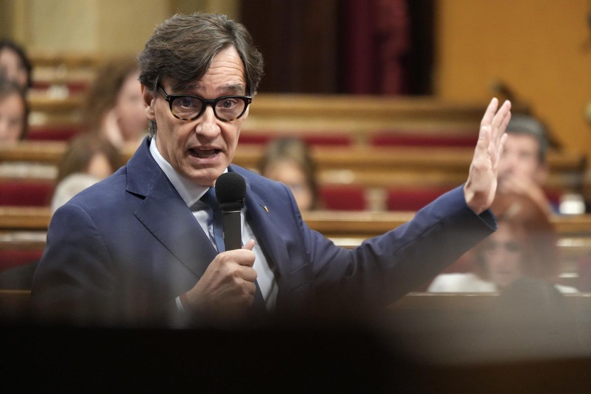 El president de la Generalitat, Salvador Illa, en la sesión de control El president de la Generalitat, Salvador Illa, en la sesión de control