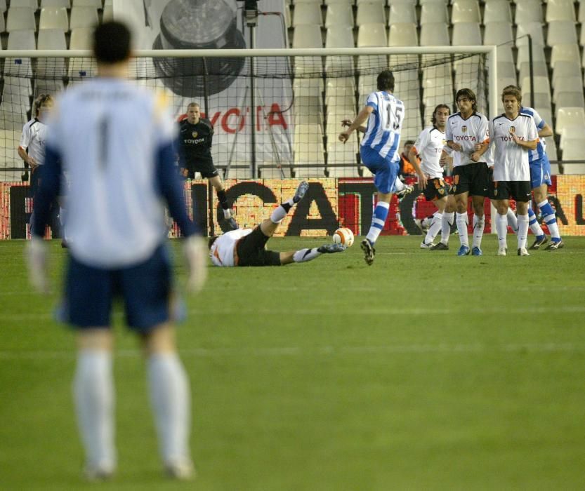 Así fue el último partido del Valencia sin público