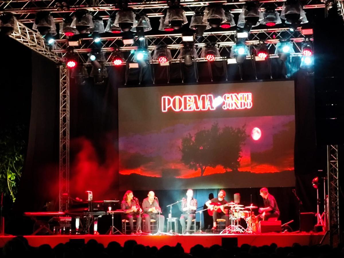 Concierto de Miguel Poveda el pasado martes en el Hort de Baix.