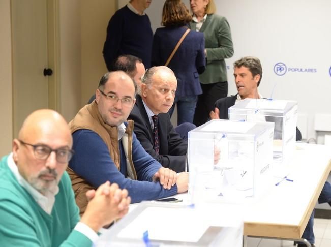 VOTACIONES EN EL PP DE CANARIAS