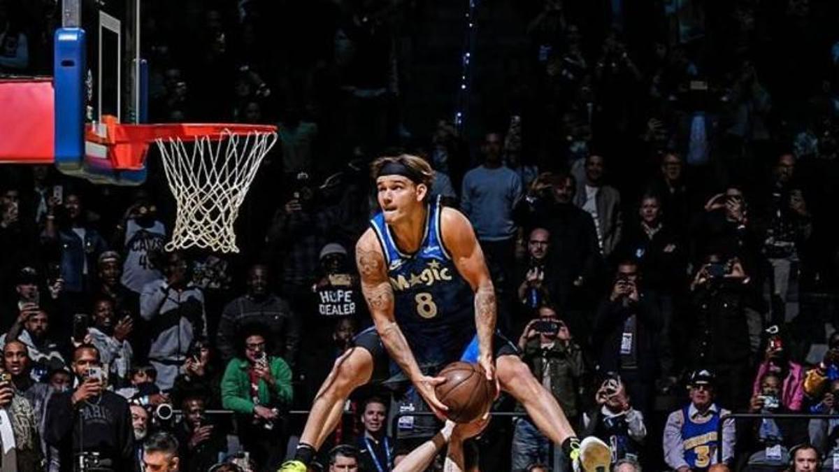 Mac McClung en el concurs d'esmaixades de 2025