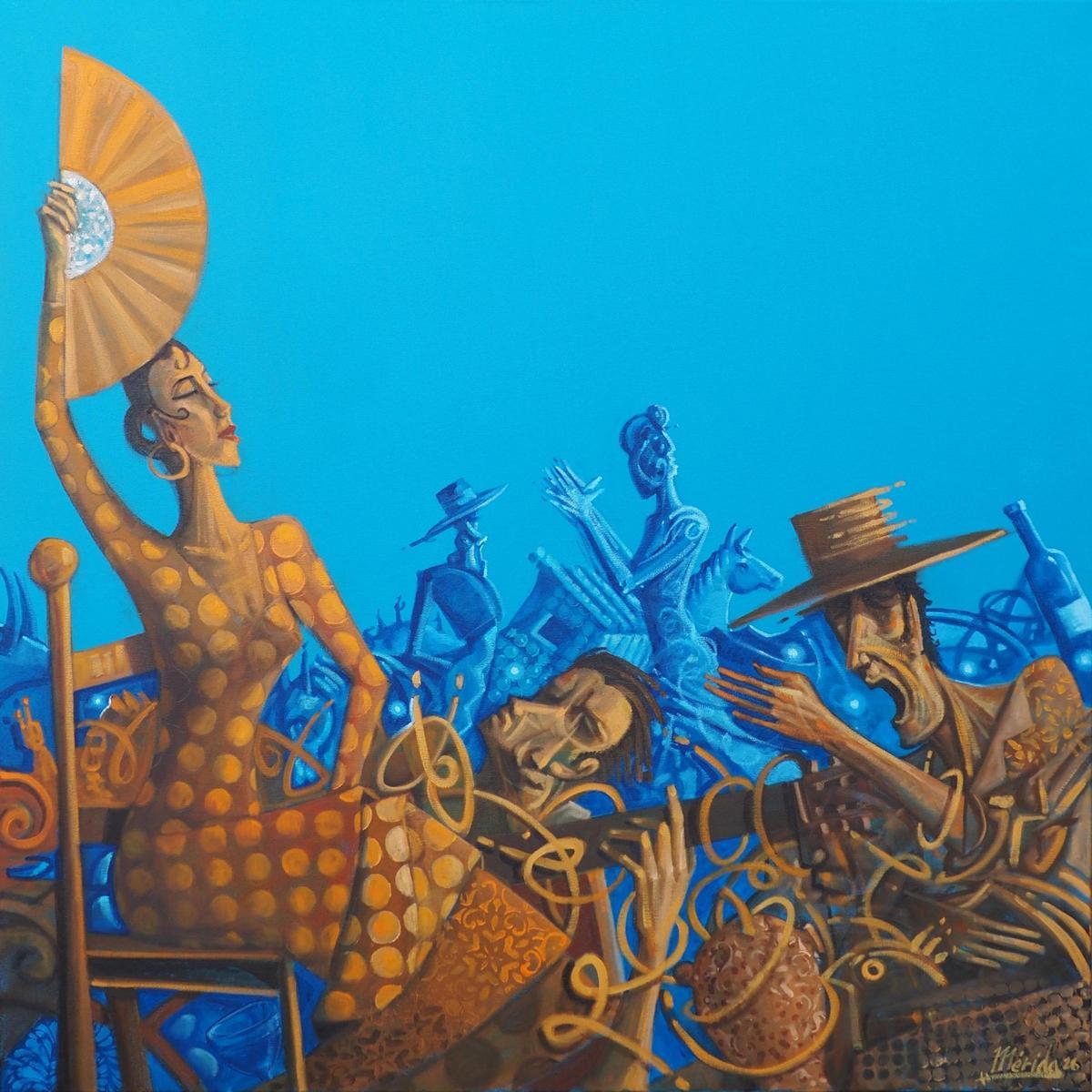 Suite flamenca. Óleo - tela 100x100